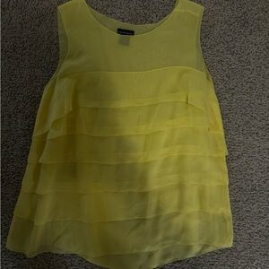 Beautiful yellow silk shirt